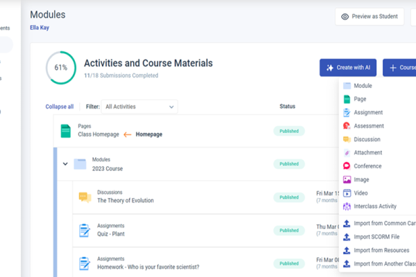 AI Course Content Creation AI Course Content Creation